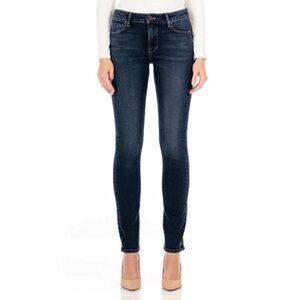 Fidelity Mila skinny ankle zip jeans dark wash